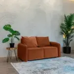 ПОРТЛЕНД МИНИ Диван прямой терракотовый