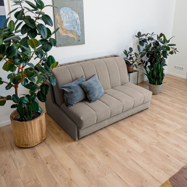 РИЧМОНД Складная кровать серо-бежевая, 145