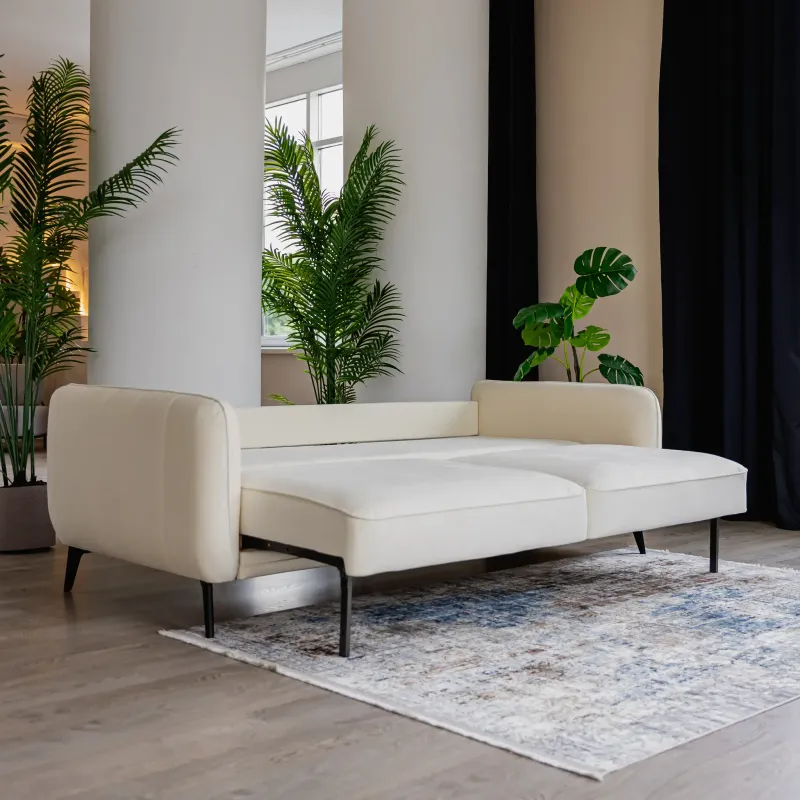 СЧАСТЛИВЫЙ ДЕНЬ Диван прямой, молочный СЧАСТЛИВЫЙ ДЕНЬ Диван прямой, молочный