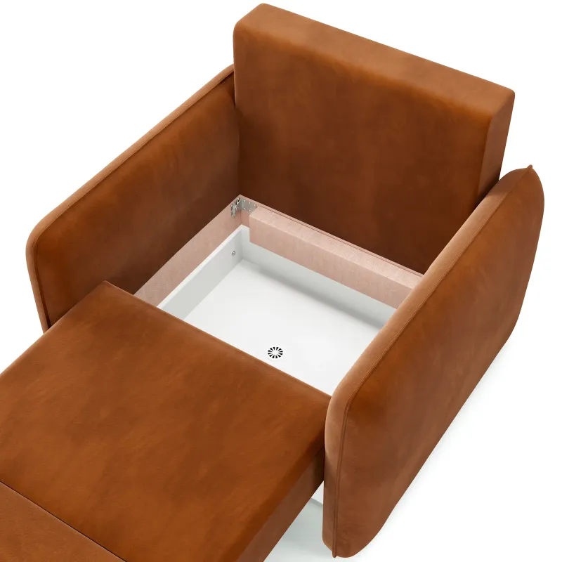 ПОРТЛЕНД Кресло-кровать терракотовое ПОРТЛЕНД Кресло-кровать терракотовое