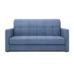 ТОКИО Складная кровать с подлокотниками серо-синяя, 160 ППУ