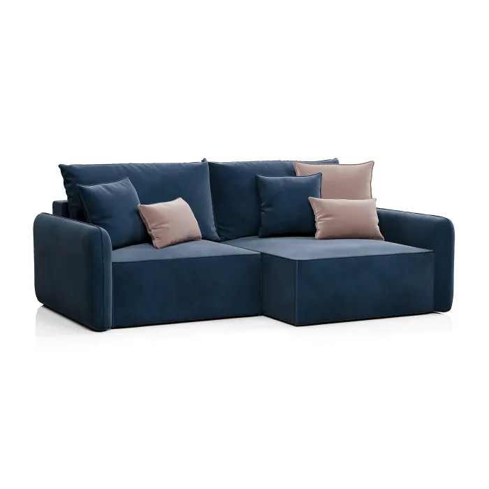 ПОРТЛЕНД Диван угловой синий
