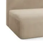 НОВЫЕ ЭМОЦИИ Диван прямой, латте, банкетка справа