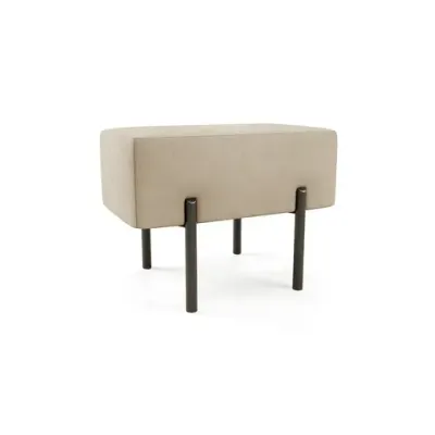 Маленькая радость Пуф прямоугольный на ножках, бежевый