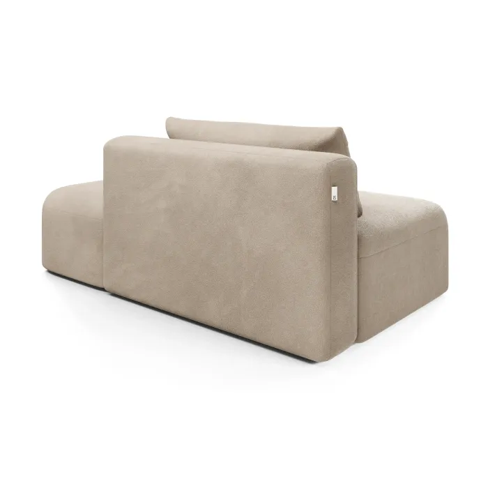 НОВЫЕ ЭМОЦИИ МИНИ Диван прямой, латте, банкетка справа