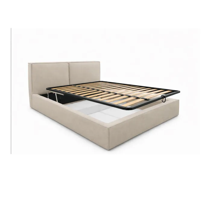ЭНЕРГИЯ УТРА Двухспальная кровать, бежевая