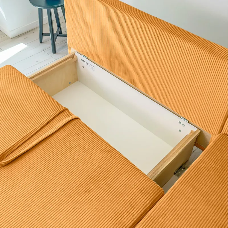 Корсо Лайт Диван угловой Cilium горчичный