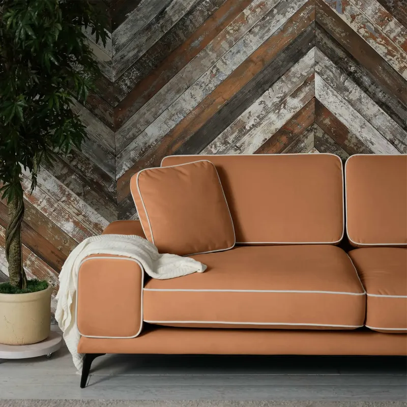 Солнечное побережье Диван угловой, персиковый Солнечное побережье Диван угловой, персиковый