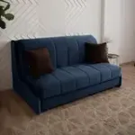 ВЕНЕЦИЯ Складная кровать темно-синяя, 160