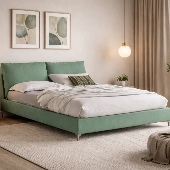 ВЕЧЕРНАЯЯ СКАЗКА Двухспальная кровать, зеленая