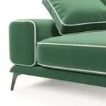 Солнечное побережье Диван угловой, зеленый