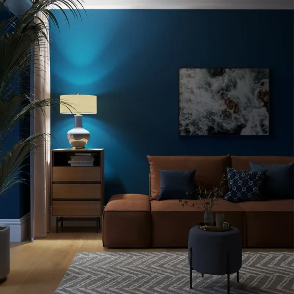 ПОРТЛЕНД Диван прямой с банкеткой терракотовый