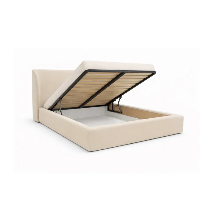 МЯГКОЕ ОБЛАКО Двухспальная кровать, бежевая