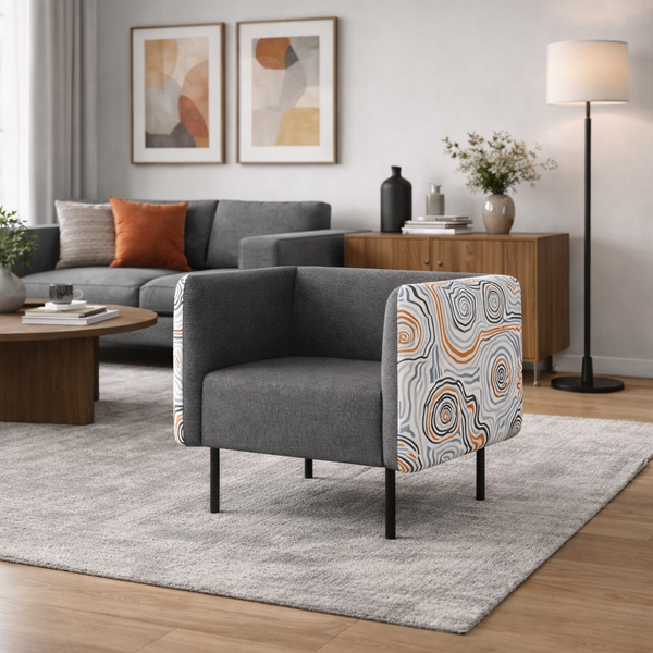 РИО Кресло серое Kobayasi