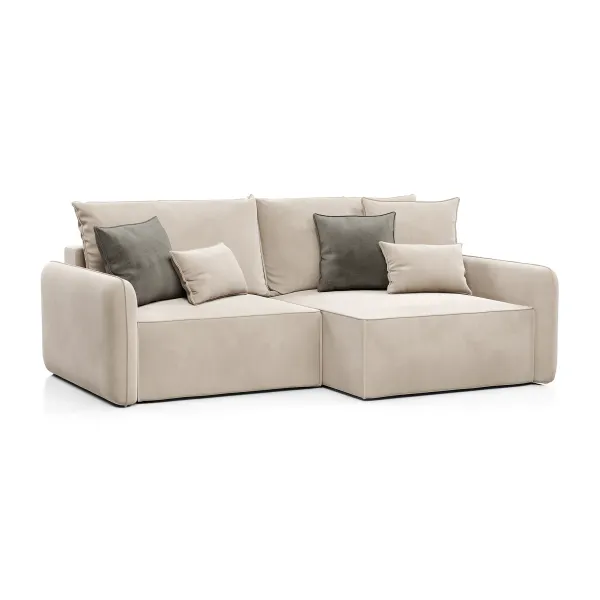 ПОРТЛЕНД Диван угловой светло-бежевый