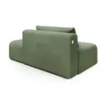 НОВЫЕ ЭМОЦИИ МИНИ Диван прямой, зеленый, банкетка справа