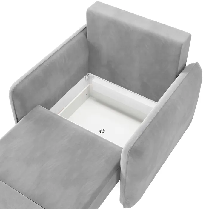 ПОРТЛЕНД Кресло светло-серое