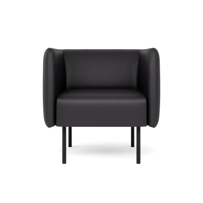 РИО Кресло тканевое черное