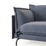 Облако комфорта Диван прямой, серо-синий