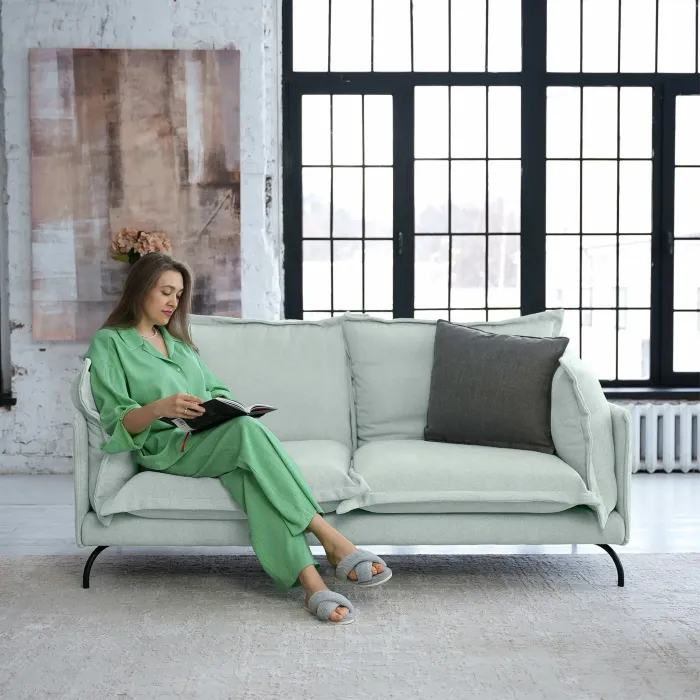 Облако комфорта Диван прямой, снежная мята