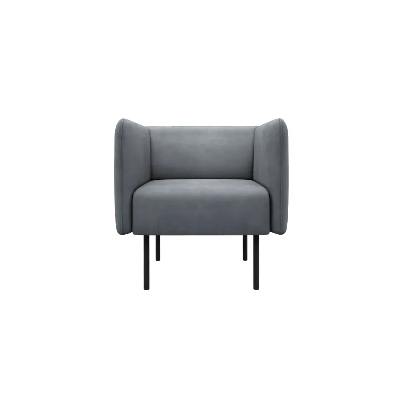 РИО Кресло тканевое светло-серое РИО Кресло тканевое светло-серое