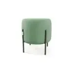 Маленькая радость Пуф круглый на ножках, мятный