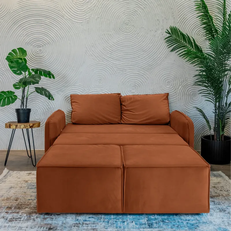 ПОРТЛЕНД МИНИ Диван прямой терракотовый ПОРТЛЕНД МИНИ Диван прямой терракотовый