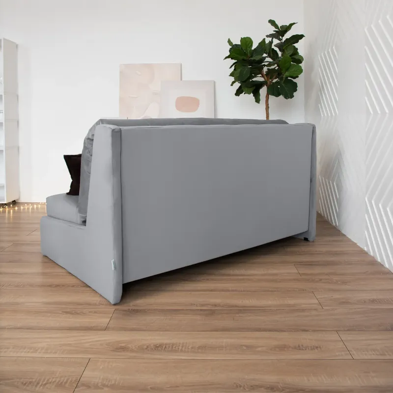 ВЕНЕЦИЯ Складная кровать светло-серая, 160