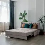 РИЧМОНД Складная кровать серо-бежевая, 200