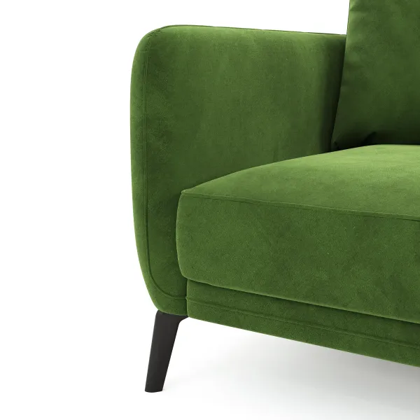 СЧАСТЛИВЫЙ ДЕНЬ Диван прямой, темно-оливковый