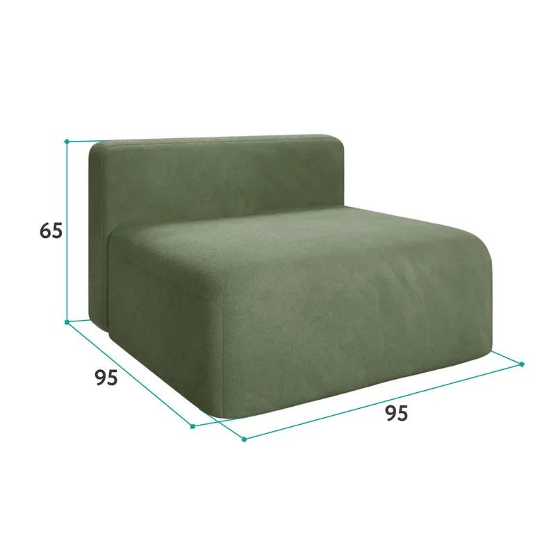 НОВЫЕ ЭМОЦИИ Модуль-кресло, зеленый