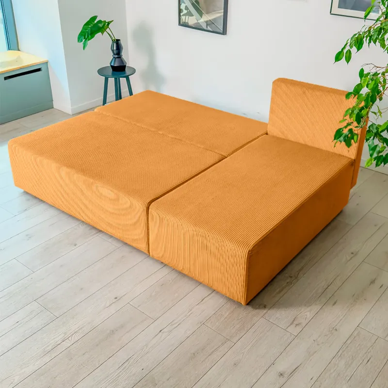 Корсо Лайт Диван угловой Cilium горчичный