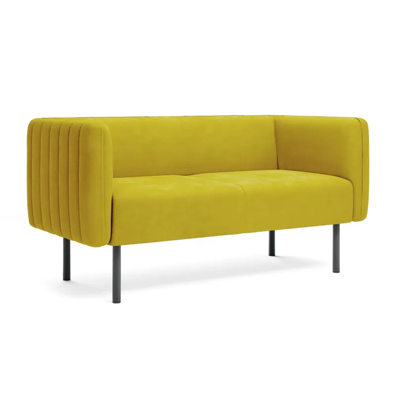 РИО Диван прямой горчичный