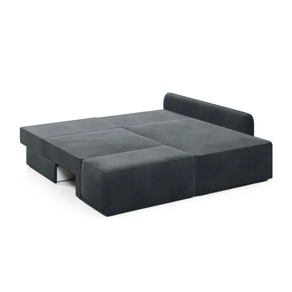 ПОРТЛЕНД Диван угловой с банкеткой серый