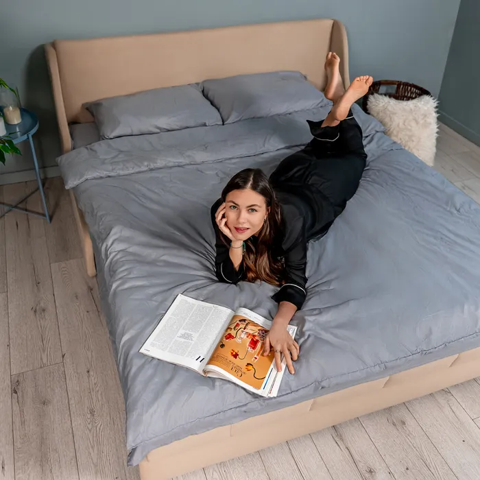 ТОКИО Складная кровать светло-бежевая, 180 ППУ