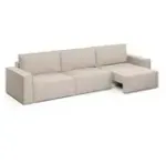 КОРСО XL Диван тканевый прямой бежевый