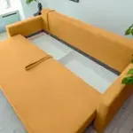 РИМИНИ Диван прямой Cilium горчичный