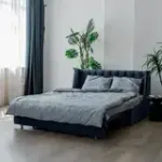 РИЧМОНД Складная кровать темно-синяя, 145