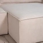 ПОРТЛЕНД Диван угловой светло-бежевый, букле