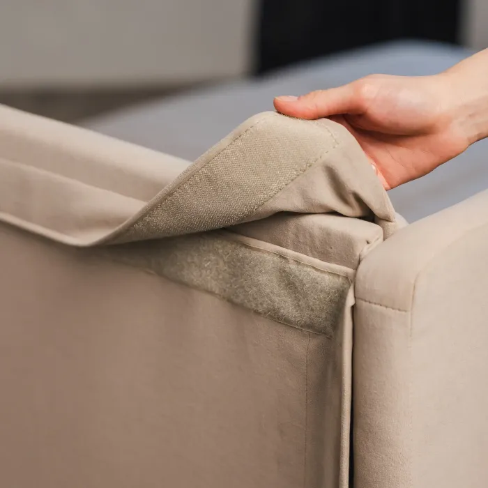 ГАРМОНИЯ СНА Кровать-диван прямой светло-бежевый, 160, ППУ