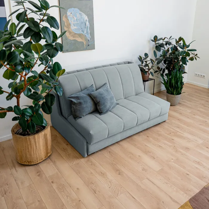 РИЧМОНД Складная кровать светло-серая, 160