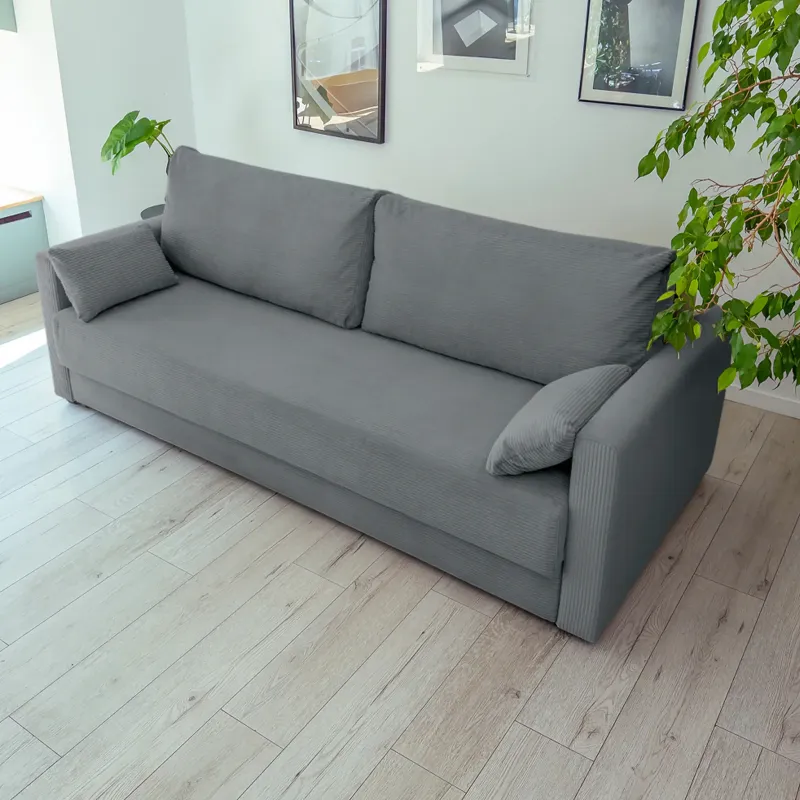 РИМИНИ Диван прямой Cilium графитовый