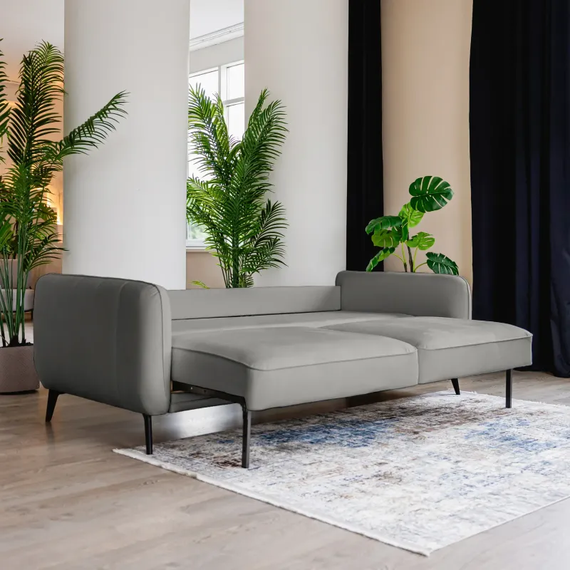 СЧАСТЛИВЫЙ ДЕНЬ Диван прямой, серый СЧАСТЛИВЫЙ ДЕНЬ Диван прямой, серый