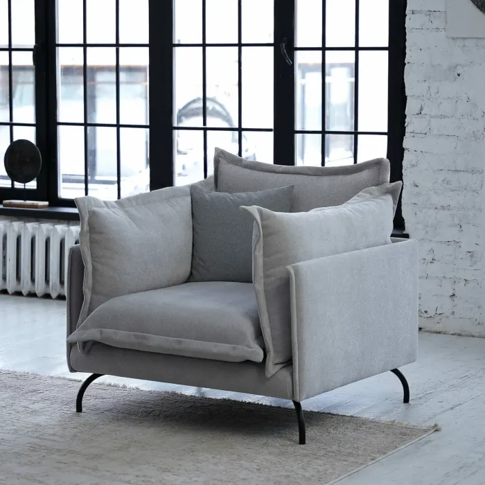 Облако комфорта Кресло, галечный серый