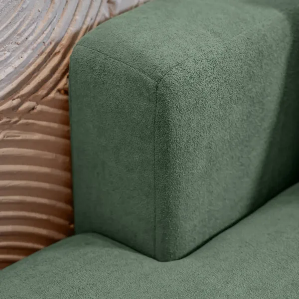 НОВЫЕ ЭМОЦИИ Диван угловой, темно-зеленый