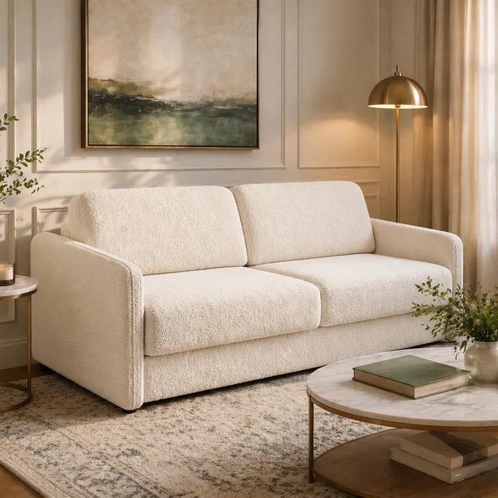 ПРОСТОЕ СЧАСТЬЕ Диван прямой бежевый