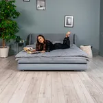 ТОКИО Складная кровать светло-серая, 180 ППУ