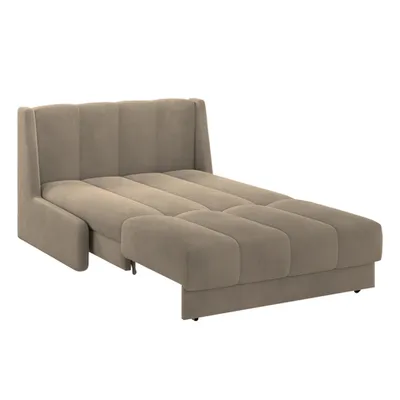 ВЕНЕЦИЯ Складная кровать серо-бежевая, 125