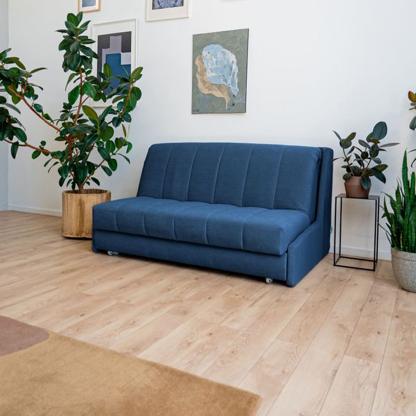 ВЕНЕЦИЯ Складная кровать темно-синяя, 200