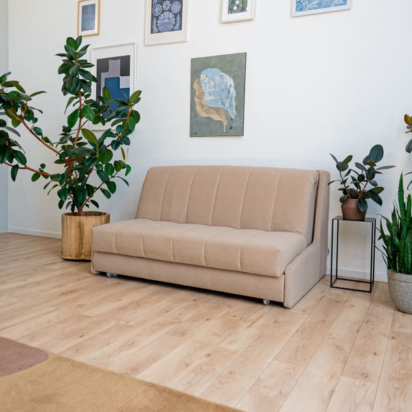 РИЧМОНД Складная кровать светло-бежевая, 160